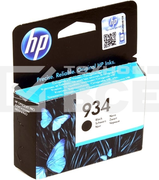 Картридж струйный HP 934 C2P19AE черный для HP OJ Pro 6830