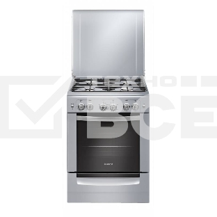 Плита газовая Gefest ПГ 6100-02 0068 серый, конфорок 4 шт, духовка 52 л, 60 см x 85 см x 60 см
