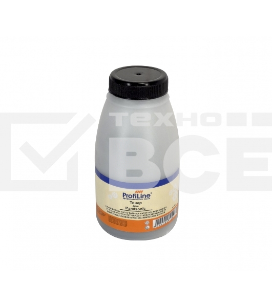 Тонер для принтеров Panasonic KX-FAT411A/461/ FAT92/ FAT94/KX-FAC415/KX-MB261/262/263/271/763/771/772/773/778/778CN/781/783/228CN/238CN/258CN/2000/2010/2025/2030/2061/2003CN/2008CN/2033CN/2038CN 85гр ProfiLine Фасовка РФ