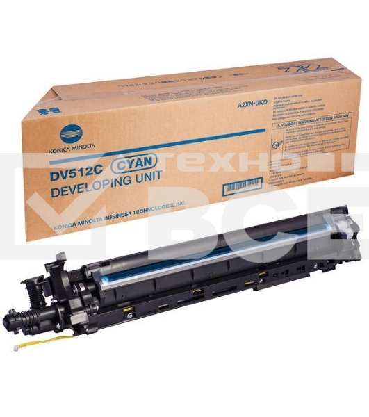 Блок проявки Konica-Minolta bizhub C224/284/364/454/554 синий DV-512C