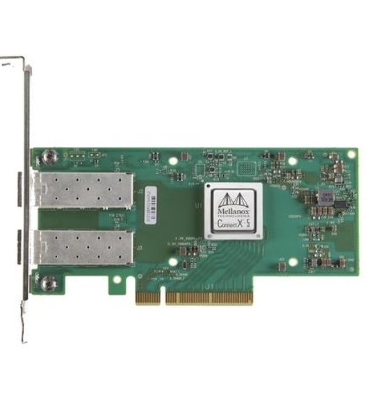 Сетевая карта ConnectX®-5 EN network interface card, 25GbE dual-port SFP28, PCIe3.0 x8, tall bracket, ROHS R6
