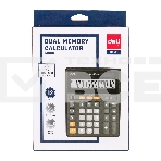 Калькулятор настольный Deli EM888 черный 12-разр., фото6