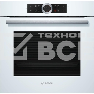 Духовой шкаф электрический Bosch HBG634BW1 белый, встраиваемый