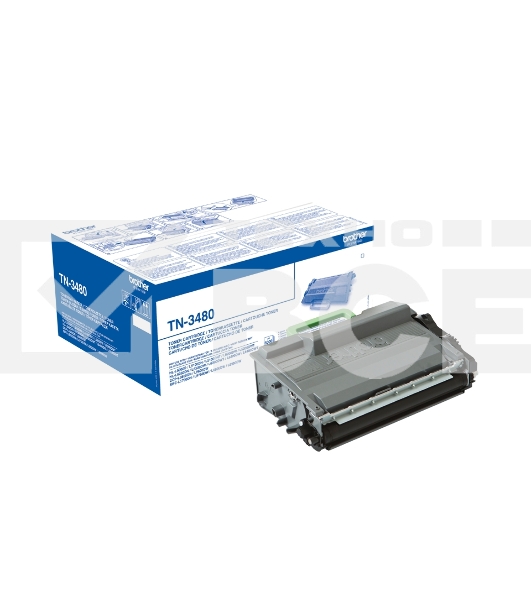 Картридж лазерный Brother TN3480 черный (8000 стр.) для Brother HL-L5000D/L5100DN/L5100DNT/L5200DW/L5200DWT/L6250DN/L6300DW/L6300DWT/L6400DW/L6400DWT/DCP-L5500DN/L6600DW/MFC-L5700DN/L5750DW/L6800DW/L6800DWT/L6900DW/L6900DWT