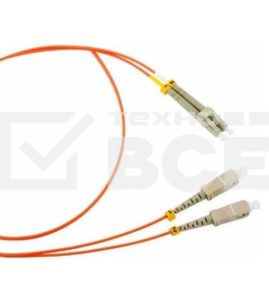 Патч-корд Lanmaster TWT (TWT-2LC-2SC/SU-2.0) дуплекс. одномодовый. 2м