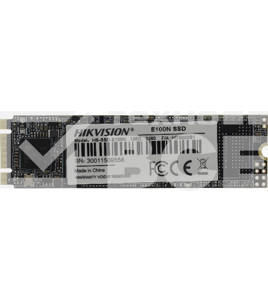 Накопитель SSD Hikvision E100N, 128GB, SATA 3, M.2 2280, R/W 530/450