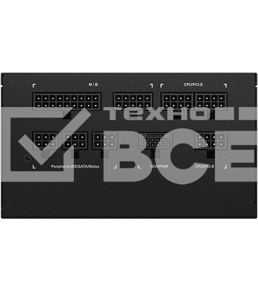 Блок питания Gigabyte ATX 1000W GP-UD1000GM PG5 80 PLUS  gold (24+4+4pin) APFC 120mm fan 8xSATA Cab Manag RTL