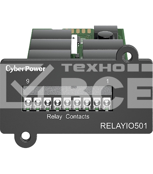 Релейная карта управления CyberPower RELAYIO501/ Dry contact relay card for OL, OLS, PR, OR series UPSs, 0.54x0.36x0.76m., 0.052kg.