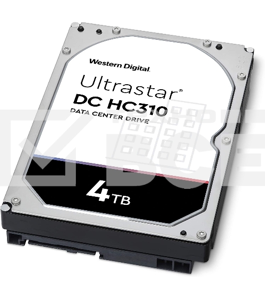Жесткий диск WD SATA-III 4Tb 0B36534 HUS726T4TALE6L4 Ultrastar DC HC310 (7200rpm) 256Mb 3.5