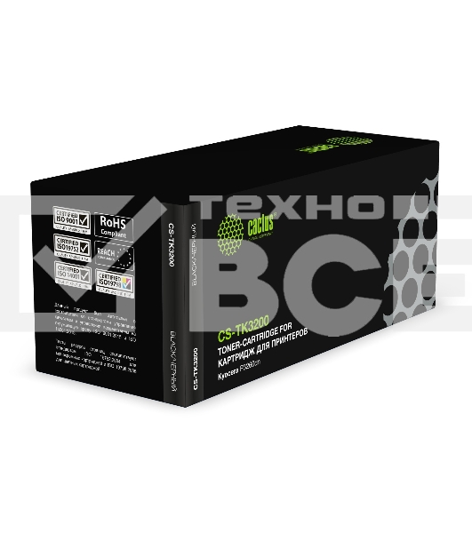 Картридж лазерный Cactus CS-TK3200 (TK-3200) черный (40000 стр.) для Kyocera P3260dn