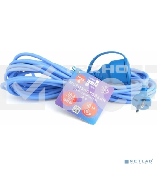 Удл. мороз. в бухте PC, 16А, 10 м, IP54 1р PC-2F-R-10(IP)