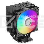 Кулер для процессора PCCooler R300 ARGB BK черный 92мм алюминий+медь 2200rpm 30db 4-pin 150W 133мм, фото14