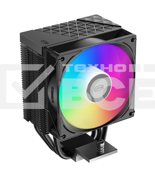 Кулер для процессора PCCooler R300 ARGB BK черный 92мм алюминий+медь 2200rpm 30db 4-pin 150W 133мм