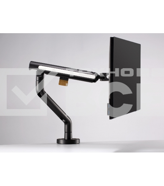 Кронштейн для мониторов Ultramounts UM725B черный 17'-32' макс.9кг крепление к столешнице поворот и наклон