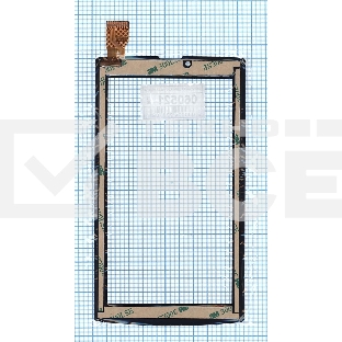 Сенсорное стекло (тачскрин) RP-250A-7.0-FPC-A3 ver.C черное