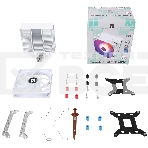 Кулер для процессора Thermalright Assassin X 120 Refined SE белый Argb (4-pin PWM, 148mm, Ni/Cu, 4x6mm, ARGB, 1x120mm, 66.17CFM, 25.6dBA, 1550RPM, S: 1200, 1700, 1851, 115X, AM4, AM5, white), фото 1