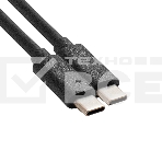 Кабель для зарядки ExeGate EX-CCP-USB3.1-CMCM2-0.5 (USB Type Cm/Cm, Gen.2, 10Gbit/s, 5A, 100W, 0,5м), фото3