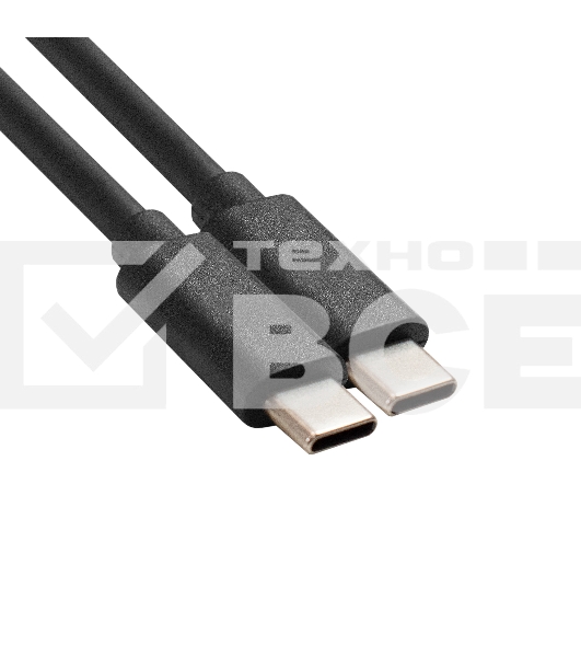 Кабель для зарядки ExeGate EX-CCP-USB3.1-CMCM2-0.5 (USB Type Cm/Cm, Gen.2, 10Gbit/s, 5A, 100W, 0,5м)