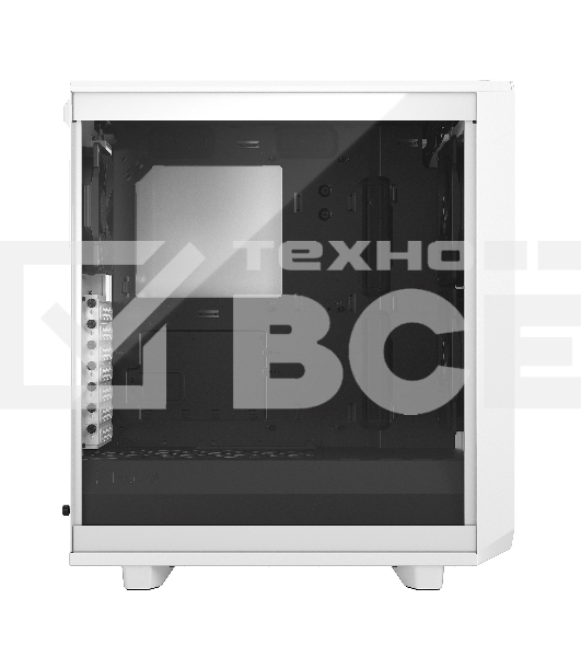 Корпус Fractal Design MESHIFY 2 COMPACT WHITE - TG / ATX, TG / 2x140mm & 1x120mm fans inc. / FD-C-MES2C-05