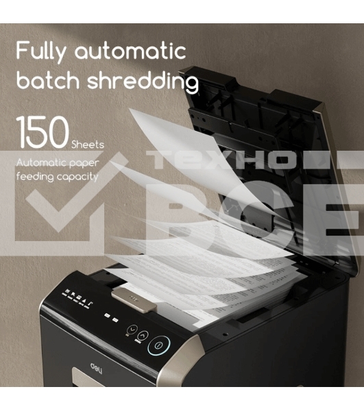 Уничтожитель бумаги (Шредер) Deli Paper Shredder Shredding Capacity: 150 sheets (Auto) 
