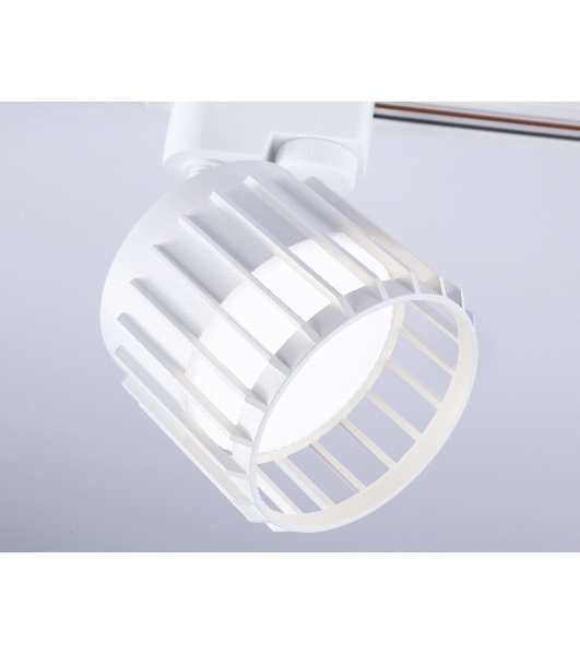 Трековый однофазный светильник Ambrella light GL5348 WH белый GX53 D100*80