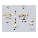 Светильник Ambrella light LH75405 GD/GR золото/серый E14 max 40W 180*1445, фото7