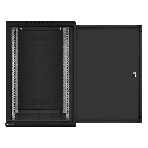 Шкаф телекоммуникационный 19' настенный 18U ExeGate EC-WM-18U.600.M.BLACK (19”, 18U, 600x600x901mm (ШхГхВ), передняя дверь металл, съемные боковые панели, пыле- и влагозащита IP23, черный RAL 9004), фото11