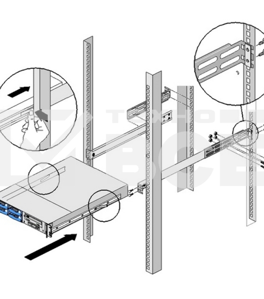 Рельсы SLIDE RAIL 20-26