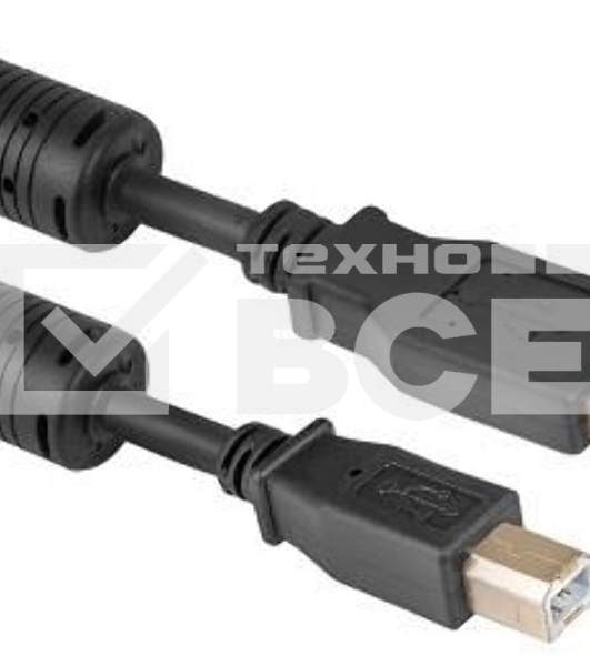 Кабель Defender USB04-10 PROКабель USB 2.0 для соед. 3.0м AM/BM, зол.конт, 2фер.фил.