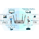 Роутер D-Link DIR-1260/RU/R1A, Wireless AC1200 2x2 MU-MIMO Dual-band Gigabit Router with 1 10/100/1000Base-T WAN port, 4 10/100/1000Base-T LAN ports and 1 USB port.802.11b/g/n/ac compatible, up to 300 Mbps, фото8