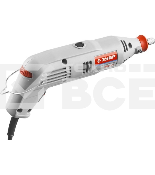 Прямошлифовальная машина (гравер) Зубр Гравер ЗГ-130ЭК H172 электрический с набором мини-насадок в кейсе, 172 предмета