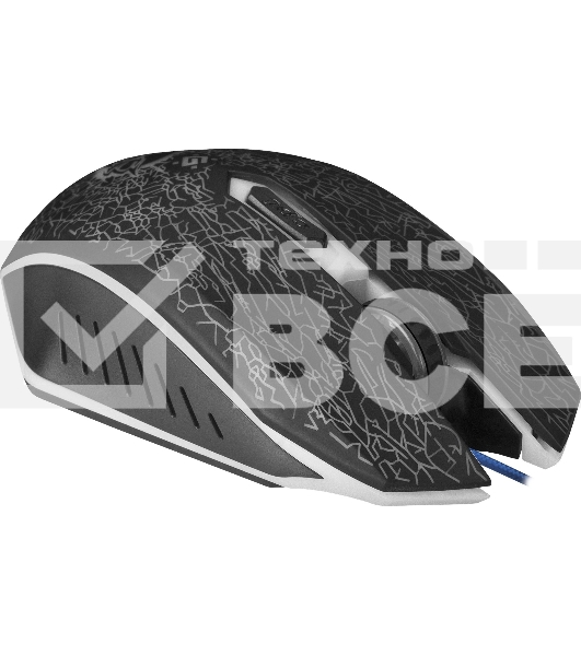 Мышь проводная Defender Shock GM-110L черный, 3200 dpi, USB, кнопки - 6
