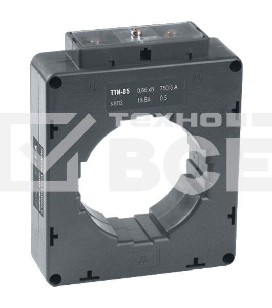 Трансформатор тока IEK ТТИ-85 1500/5А 15ВА класс 0,5S