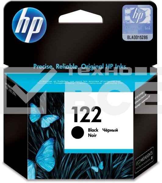 Картридж струйный HP 122 CH561HE черный для HP DJ 1050/2050/2050s (120стр.)