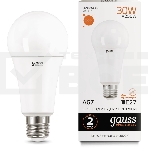 Лампа светодиодная Led Elementary A67 30Вт E27 3000К Gauss 73219, фото3