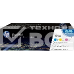 Картридж лазерный комплект HP CF373AM голубой/пурпурный/желтый для CLJ CP1215/1515 3 х 1400стр., фото3