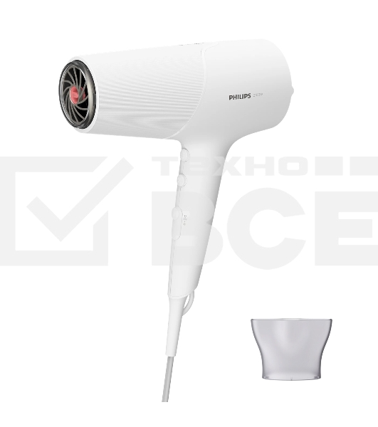 Фен Philips BHD500/00 2100Вт, белый