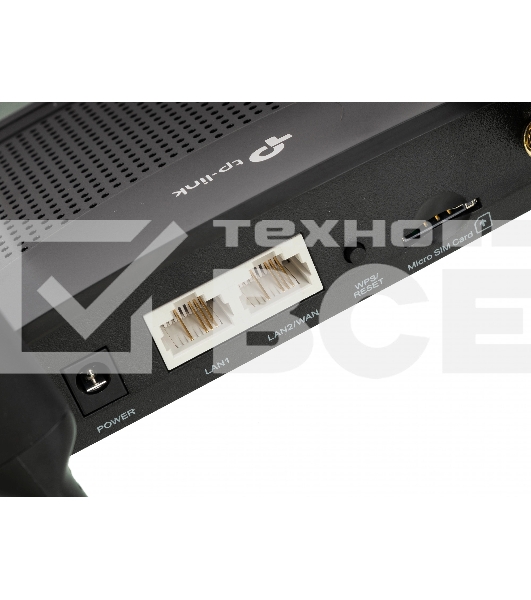 Роутер беспроводной TP-Link TL-MR100 N300 10/100BASE-TX/4G(3G) cat.4 черный
