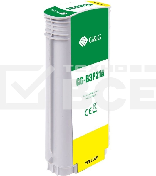 Картридж струйный G&G GG-B3P21A №727 желтый (130 мл) для HP DJ T920/T1500