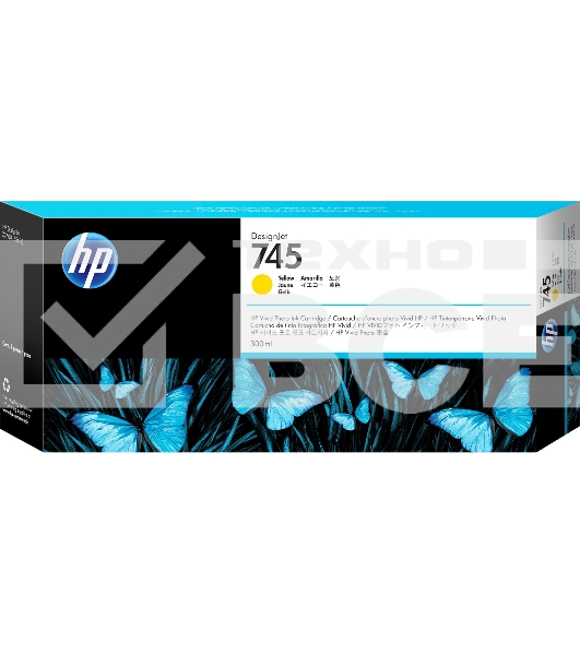 Картридж струйный HP 745 300-ml желтый Ink Cartridge