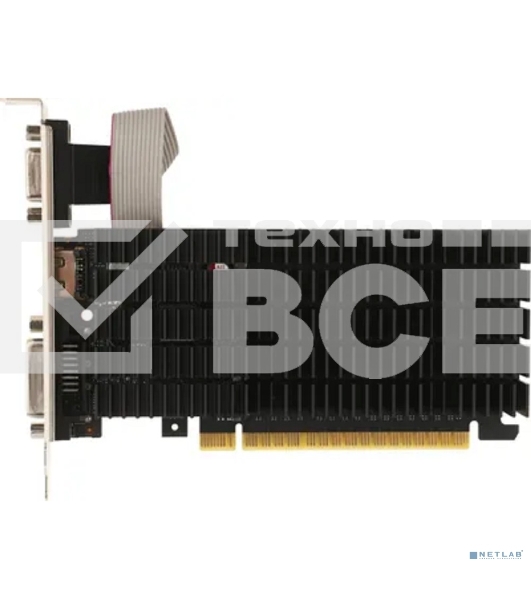 Видеокарта AFOX AF710-1024D3L5 GT710 1GB DDR3 64BIT DVI HDMI VGA LP HEATSINK RTL