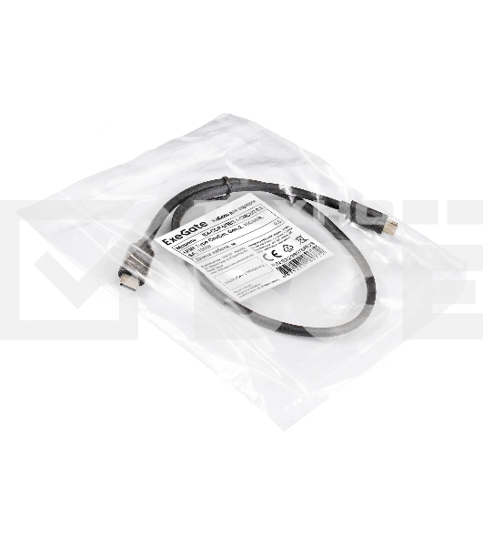 Кабель для зарядки ExeGate EX-CCP-USB3.1-CMCM2-0.5 (USB Type Cm/Cm, Gen.2, 10Gbit/s, 5A, 100W, 0,5м)