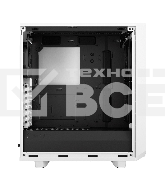 Корпус Fractal Design MESHIFY 2 COMPACT WHITE - TG / ATX, TG / 2x140mm & 1x120mm fans inc. / FD-C-MES2C-05