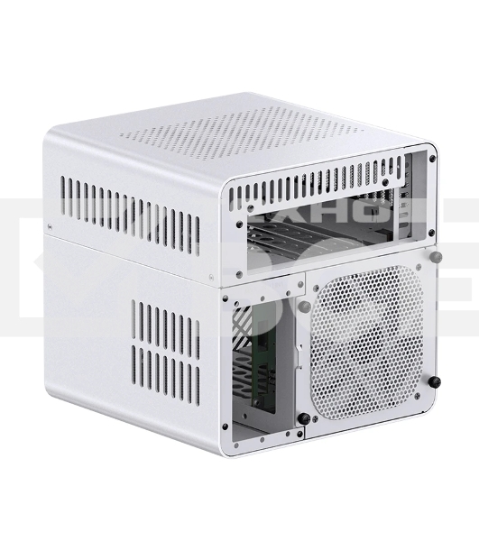 Корпус без блока питания Case JONSBO N2, Mini-Tower, 1x120mm, 1xUSB-A 3.0 + 1xUSB-C 3.2, SFX PSU Support, mITX White