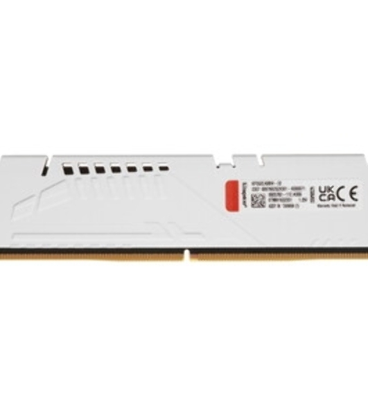 Оперативная память Kingston Fury Beast, DDR5, 32Gb (1x32GB), 5200MHz, CL40, DIMM, радиатор, белый