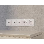 Комплект механизма розетки ALFA Жемчуг 2USB A+C 20W (быстрая зарядка) QUANT (AP2110, VM177) MA211010, фото5