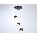 Светильник Ambrella light TN71252/3 BK/GD черный/золото GX53/3 D250*1090, фото3