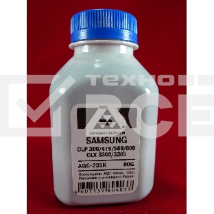 Тонер SAMSUNG CLP 300/315/320/325/360/415/500/510/600/610/660/CLX3300/3305 Black, (фл.90г.) AQC фас. Россия