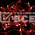 Гирлянда Neon-night Нить 10м, постоянное свечение, прозрачный ПВХ, 24В, Красный, фото 1