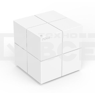 Tenda nova MW6 ( 3 роутера) АС1200 Двухдиапазонная Wi-Fi Mesh система, 2 порта gigabit ethernet RJ45